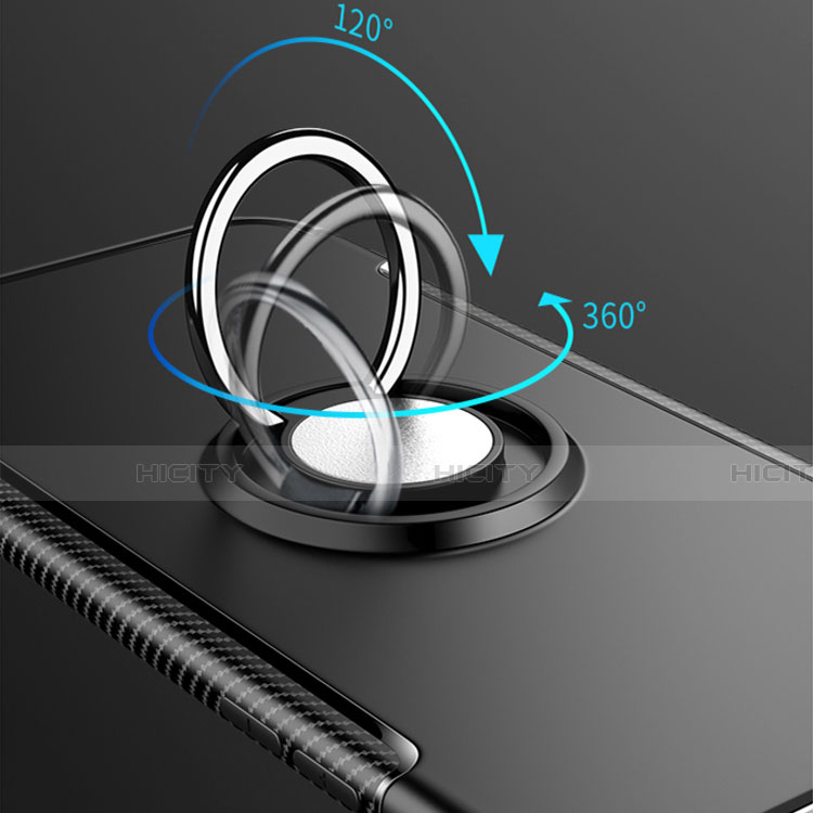Samsung Galaxy Note 9用ハイブリットバンパーケース プラスチック アンド指輪 マグネット式 サムスン 