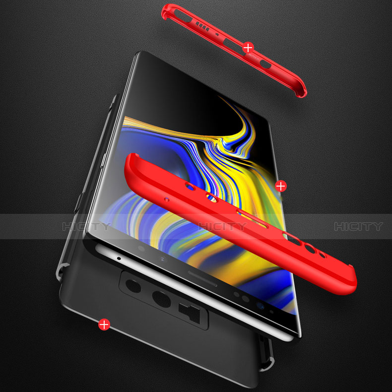 Samsung Galaxy Note 9用ハードケース プラスチック 質感もマット 前面と背面 360度 フルカバー サムスン 