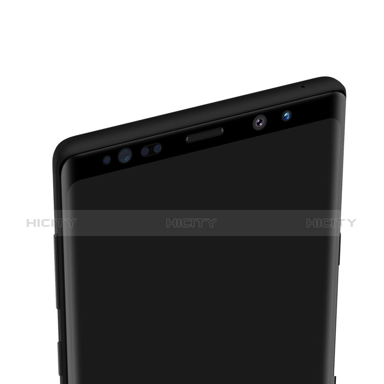 Samsung Galaxy Note 9用強化ガラス フル液晶保護フィルム F03 サムスン ブラック