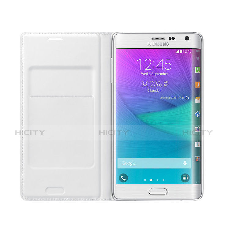 Samsung Galaxy Note Edge SM-N915F用手帳型 レザーケース サムスン ホワイト