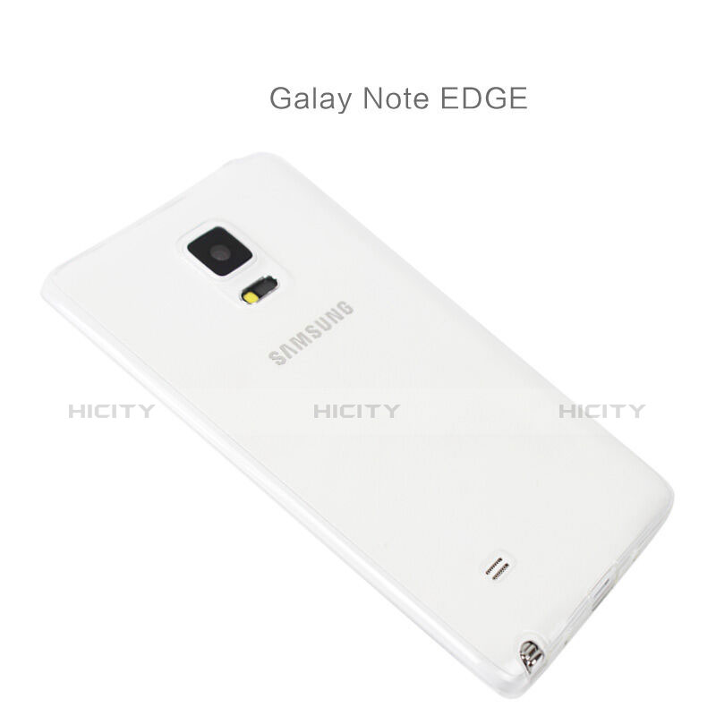 Samsung Galaxy Note Edge SM-N915F用極薄ソフトケース シリコンケース 耐衝撃 全面保護 クリア透明 サムスン クリア