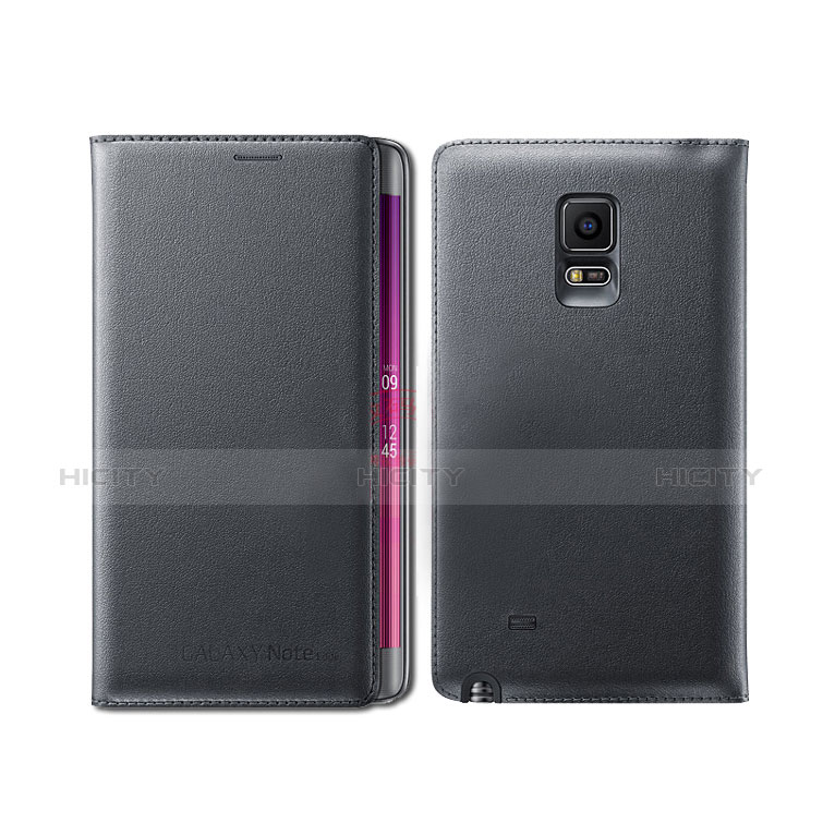 Samsung Galaxy Note Edge SM-N915F用手帳型 レザーケース スタンド L01 サムスン ブラック