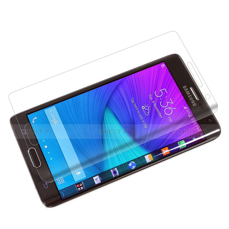 Samsung Galaxy Note Edge SM-N915F用高光沢 液晶保護フィルム F02 サムスン クリア