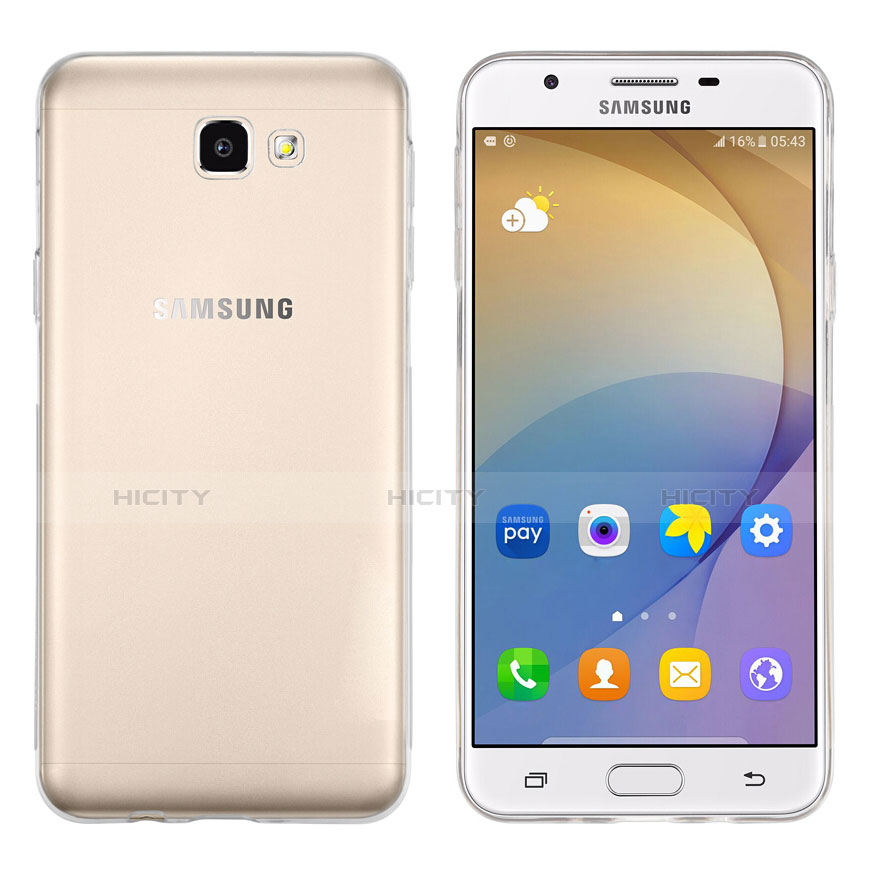 Samsung Galaxy On5 (2016) G570 G570F用極薄ソフトケース シリコンケース 耐衝撃 全面保護 クリア透明 サムスン クリア