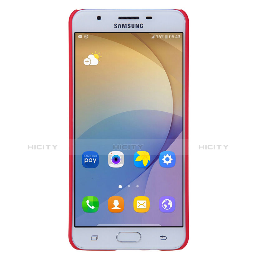 Samsung Galaxy On5 (2016) G570 G570F用ハードケース プラスチック 質感もマット サムスン レッド