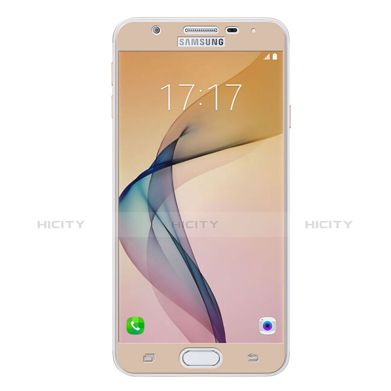 Samsung Galaxy On5 (2016) G570 G570F用強化ガラス フル液晶保護フィルム サムスン ゴールド