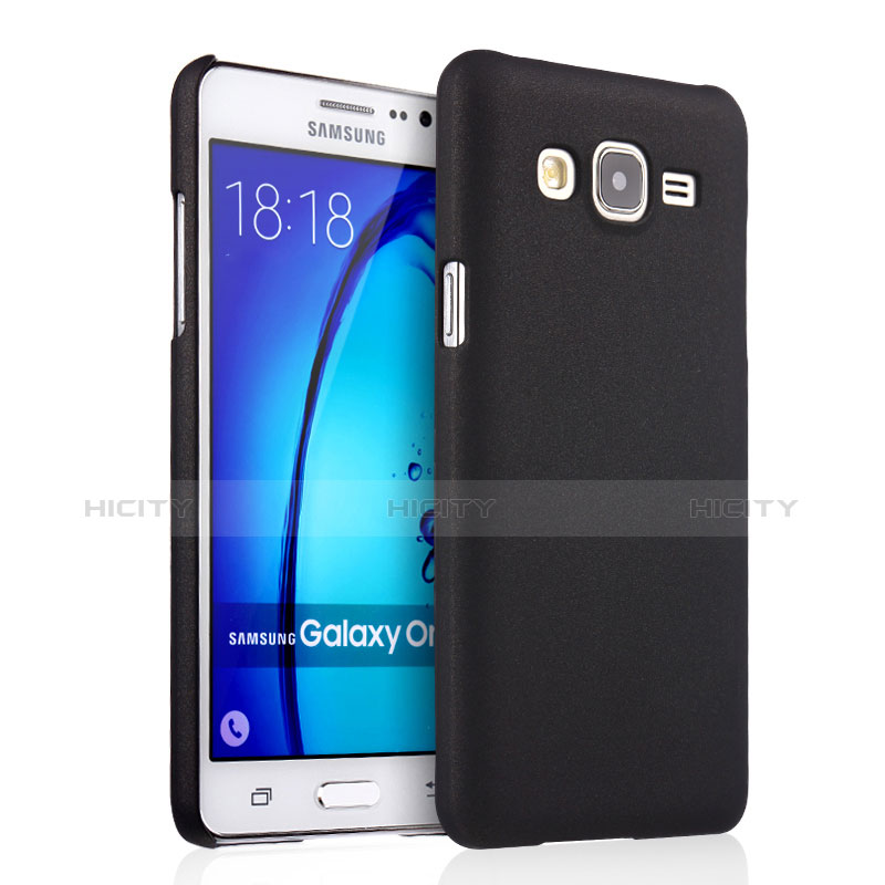 Samsung Galaxy On5 G550FY用ハードケース プラスチック 質感もマット サムスン ブラック