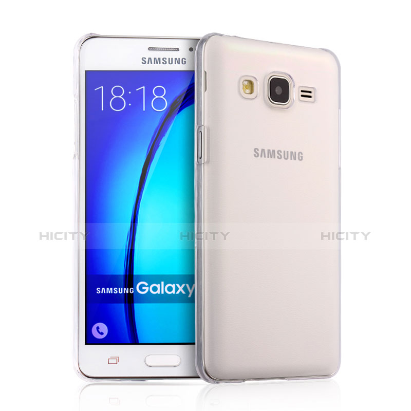 Samsung Galaxy On5 G550FY用ハードケース クリスタル クリア透明 サムスン クリア