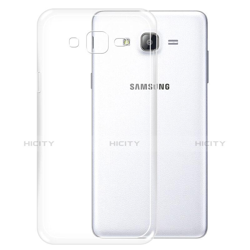 Samsung Galaxy On5 G550FY用極薄ソフトケース シリコンケース 耐衝撃 全面保護 クリア透明 R01 サムスン クリア