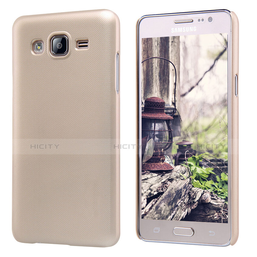Samsung Galaxy On5 G550FY用ハードケース プラスチック 質感もマット M02 サムスン ゴールド