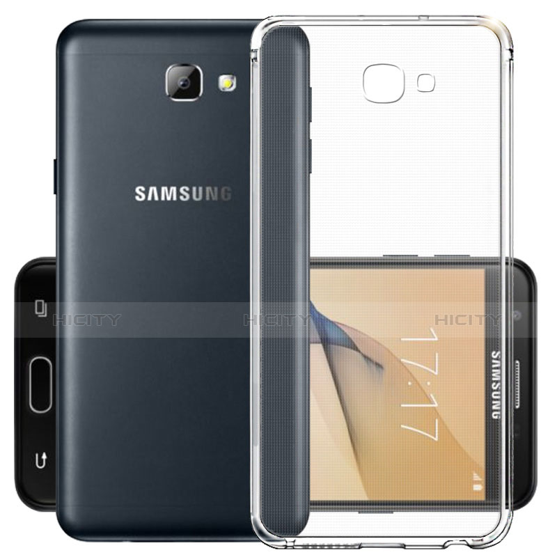 Samsung Galaxy On7 (2016) G6100用極薄ソフトケース シリコンケース 耐衝撃 全面保護 クリア透明 サムスン クリア