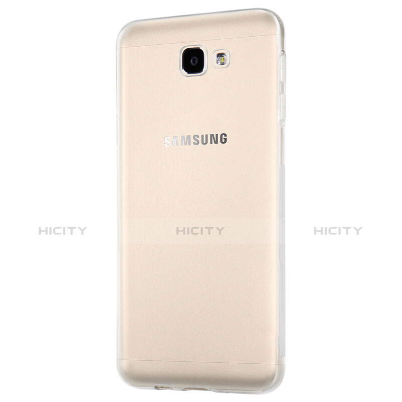 Samsung Galaxy On7 (2016) G6100用極薄ソフトケース シリコンケース 耐衝撃 全面保護 クリア透明 T02 サムスン クリア