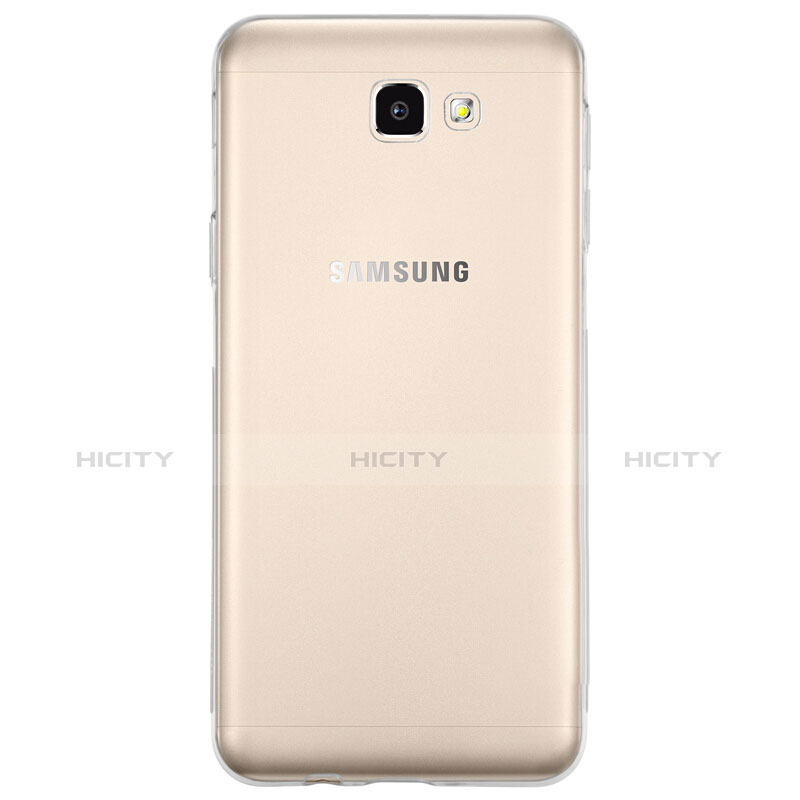 Samsung Galaxy On7 (2016) G6100用極薄ソフトケース シリコンケース 耐衝撃 全面保護 クリア透明 T02 サムスン クリア