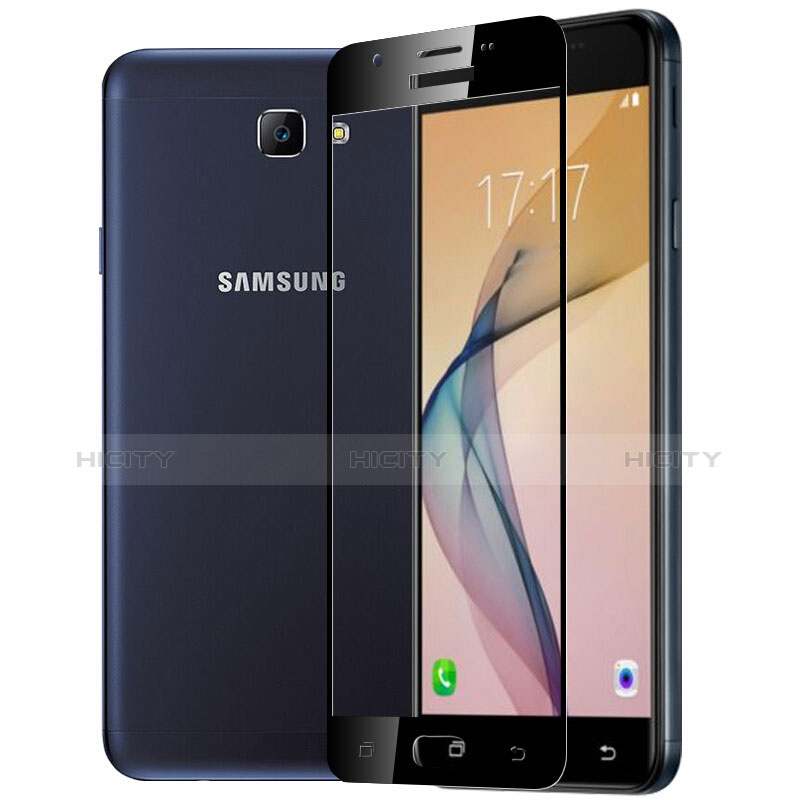Samsung Galaxy On7 (2016) G6100用強化ガラス フル液晶保護フィルム サムスン ブラック