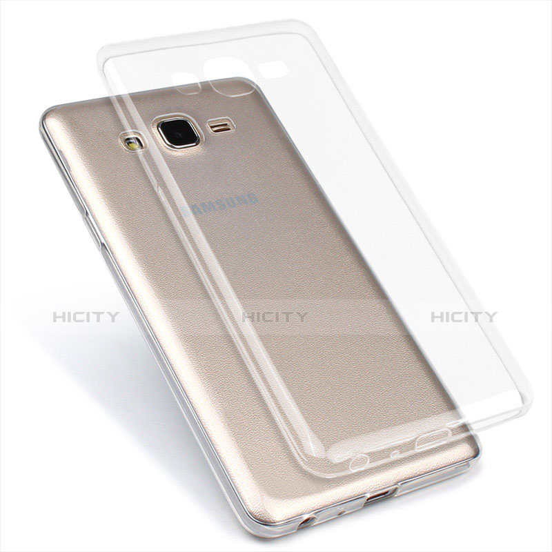 Samsung Galaxy On7 G600FY用極薄ソフトケース シリコンケース 耐衝撃 全面保護 クリア透明 T02 サムスン クリア