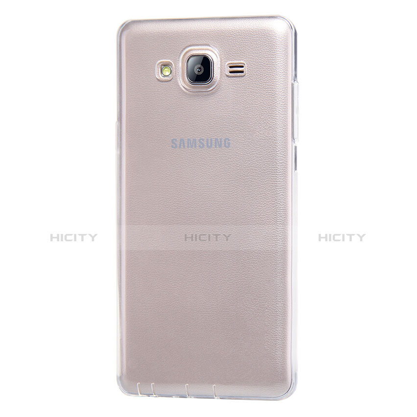 Samsung Galaxy On7 G600FY用極薄ソフトケース シリコンケース 耐衝撃 全面保護 クリア透明 T03 サムスン クリア