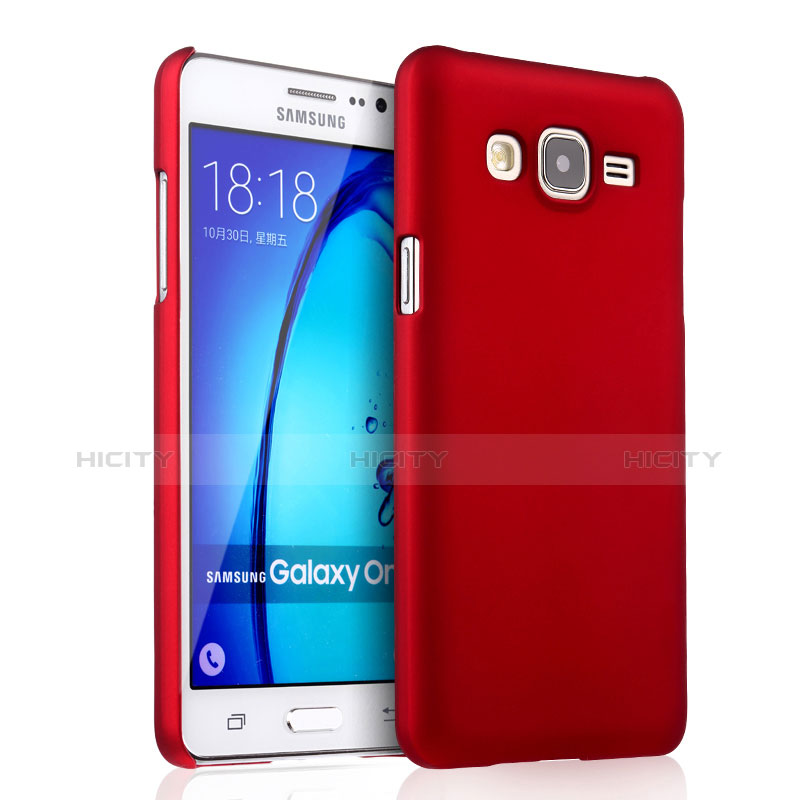 Samsung Galaxy On7 G600FY用ハードケース プラスチック 質感もマット サムスン レッド