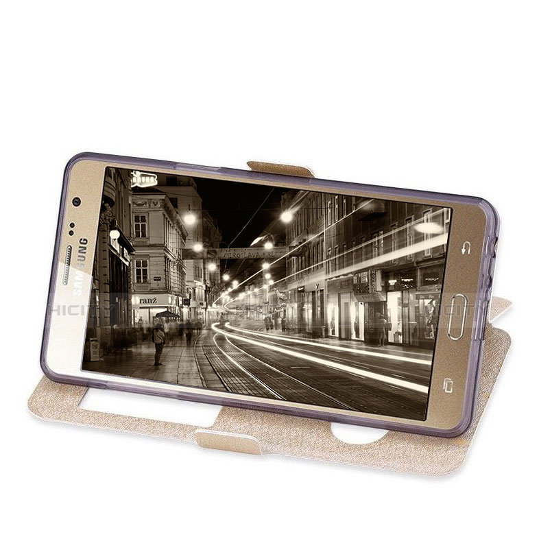 Samsung Galaxy On7 Pro用手帳型 レザーケース スタンド カバー サムスン 