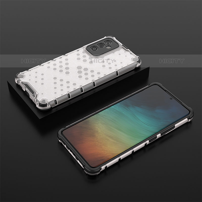 Samsung Galaxy Quantum2 5G用360度 フルカバー ハイブリットバンパーケース クリア透明 プラスチック カバー AM2 サムスン 