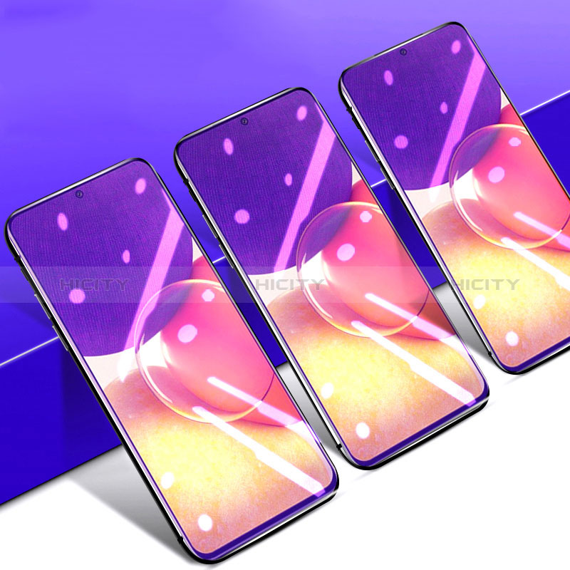 Samsung Galaxy Quantum2 5G用アンチグレア ブルーライト 強化ガラス 液晶保護フィルム サムスン クリア