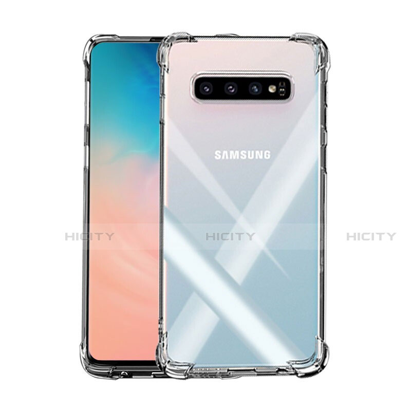 Samsung Galaxy S10 5G用極薄ソフトケース シリコンケース 耐衝撃 全面保護 クリア透明 K03 サムスン クリア