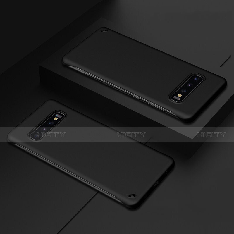 Samsung Galaxy S10 5G用ハードケース プラスチック 質感もマット カバー P01 サムスン ブラック