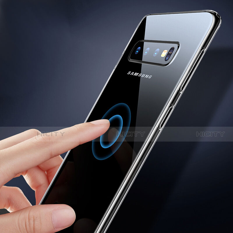 Samsung Galaxy S10 5G用極薄ソフトケース シリコンケース 耐衝撃 全面保護 クリア透明 T04 サムスン クリア