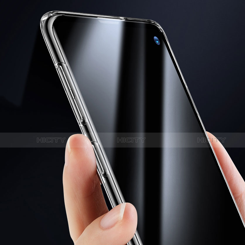 Samsung Galaxy S10 5G用極薄ソフトケース シリコンケース 耐衝撃 全面保護 クリア透明 T05 サムスン クリア