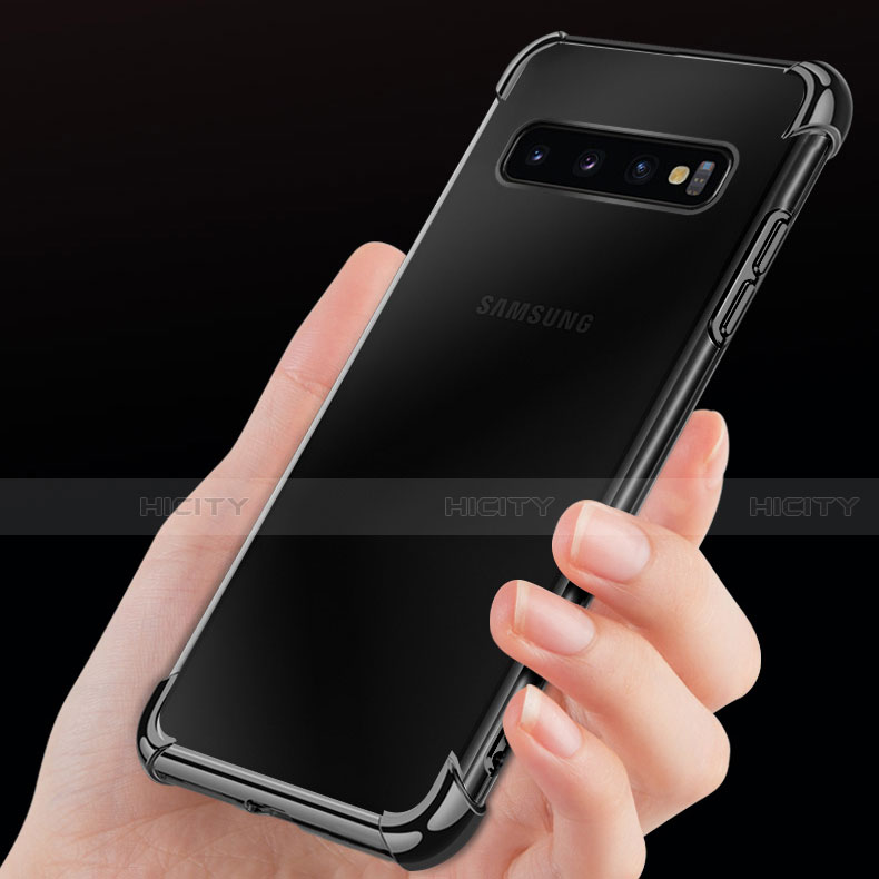 Samsung Galaxy S10 5G用極薄ソフトケース シリコンケース 耐衝撃 全面保護 クリア透明 T07 サムスン クリア