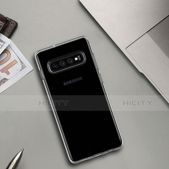 Samsung Galaxy S10 5G用極薄ソフトケース シリコンケース 耐衝撃 全面保護 クリア透明 T09 サムスン クリア
