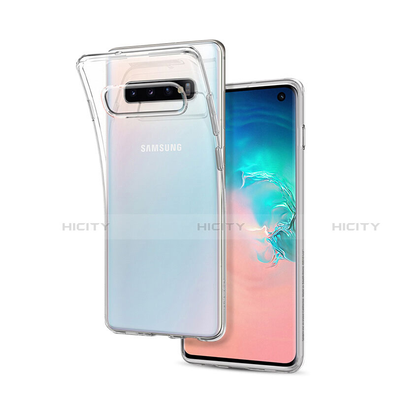 Samsung Galaxy S10 5G用極薄ソフトケース シリコンケース 耐衝撃 全面保護 クリア透明 T09 サムスン クリア