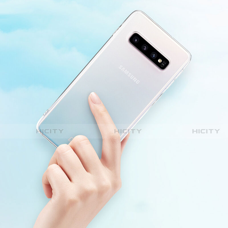 Samsung Galaxy S10 5G用極薄ソフトケース シリコンケース 耐衝撃 全面保護 クリア透明 T10 サムスン クリア