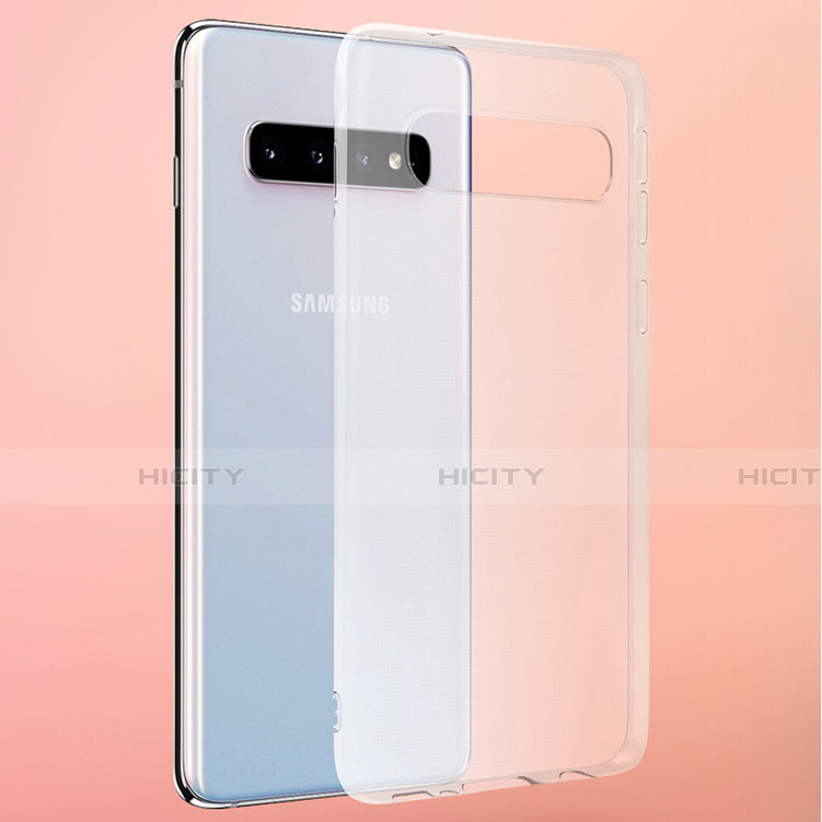 Samsung Galaxy S10 5G用極薄ソフトケース シリコンケース 耐衝撃 全面保護 クリア透明 T10 サムスン クリア