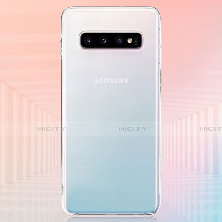 Samsung Galaxy S10 5G用極薄ソフトケース シリコンケース 耐衝撃 全面保護 クリア透明 T10 サムスン クリア