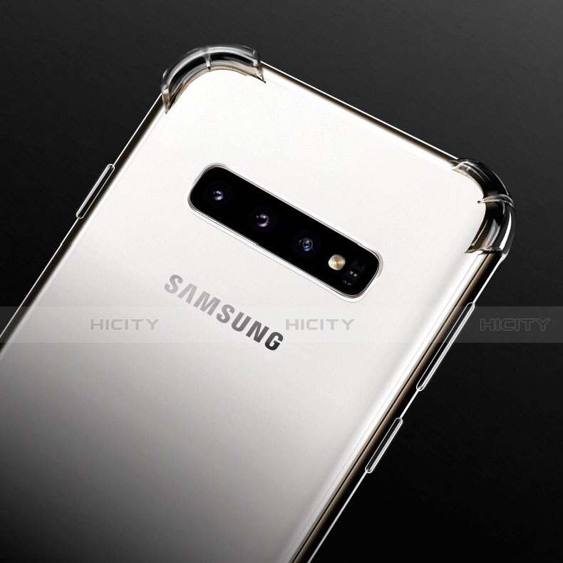 Samsung Galaxy S10 5G用極薄ソフトケース シリコンケース 耐衝撃 全面保護 クリア透明 T11 サムスン クリア