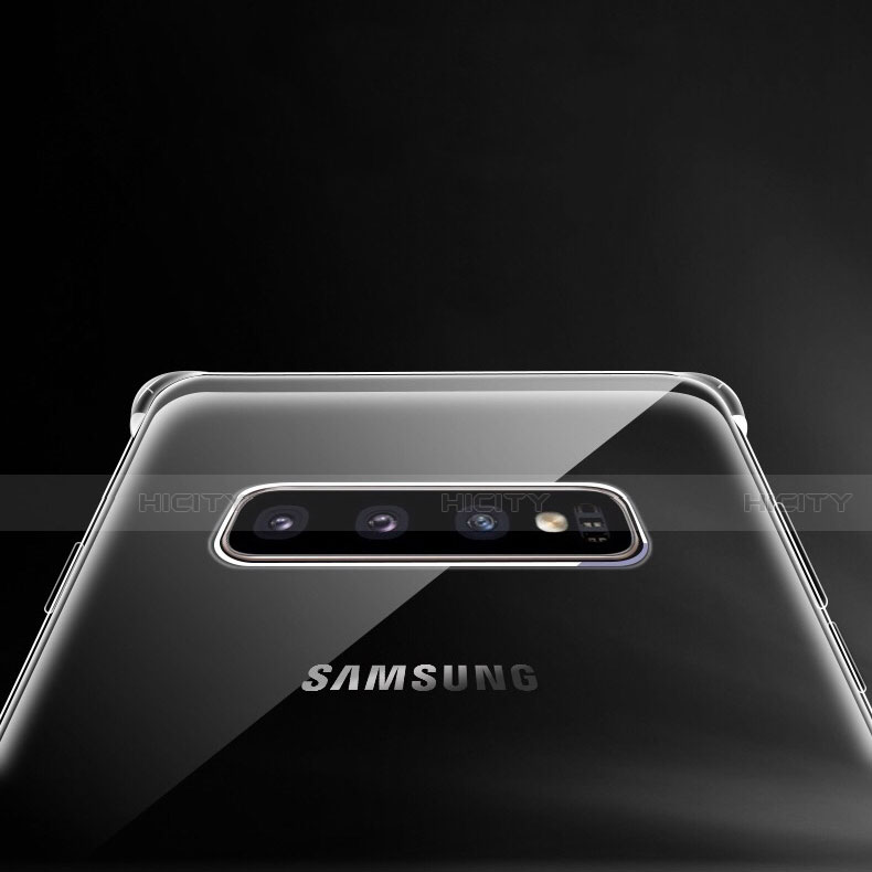 Samsung Galaxy S10 5G用極薄ソフトケース シリコンケース 耐衝撃 全面保護 クリア透明 T11 サムスン クリア