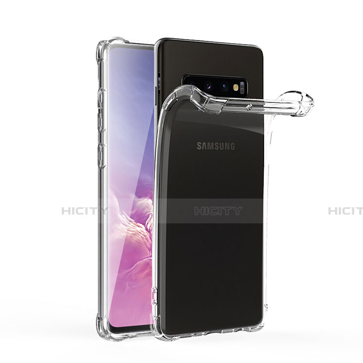 Samsung Galaxy S10 5G用極薄ソフトケース シリコンケース 耐衝撃 全面保護 クリア透明 T06 サムスン クリア