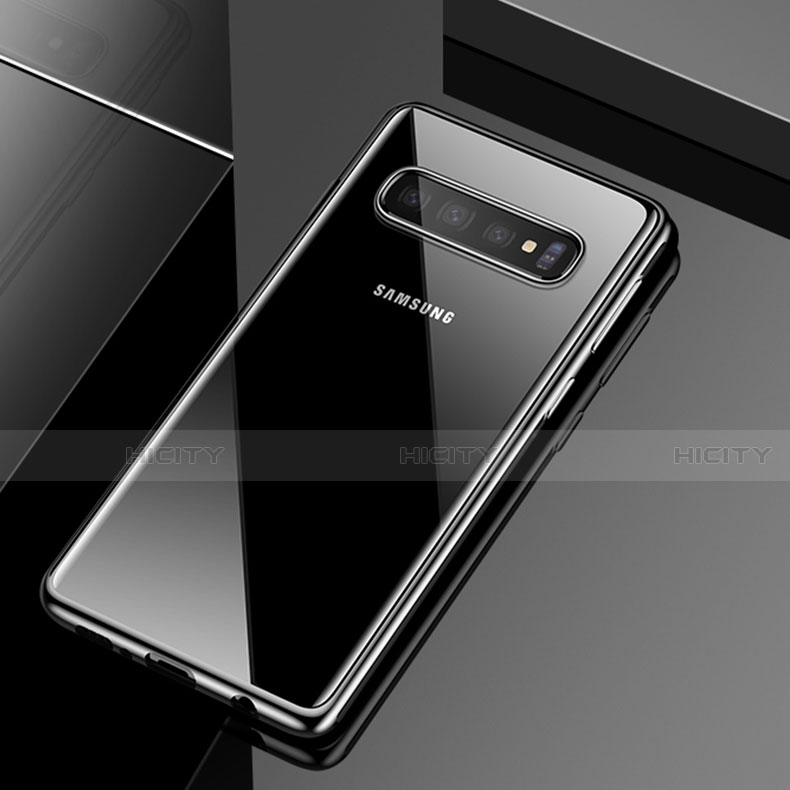 Samsung Galaxy S10 5G用極薄ソフトケース シリコンケース 耐衝撃 全面保護 クリア透明 H02 サムスン 