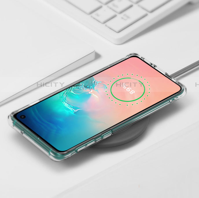 Samsung Galaxy S10 5G用極薄ソフトケース シリコンケース 耐衝撃 全面保護 クリア透明 S01 サムスン 