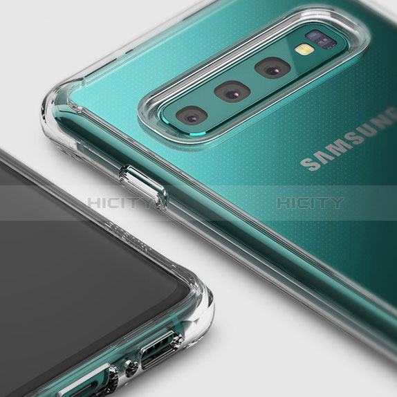 Samsung Galaxy S10 5G用極薄ソフトケース シリコンケース 耐衝撃 全面保護 クリア透明 S01 サムスン 