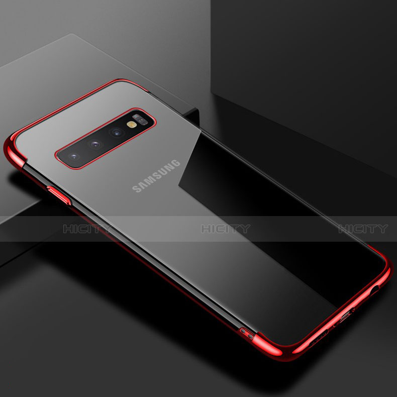 Samsung Galaxy S10 5G用極薄ソフトケース シリコンケース 耐衝撃 全面保護 クリア透明 S03 サムスン 