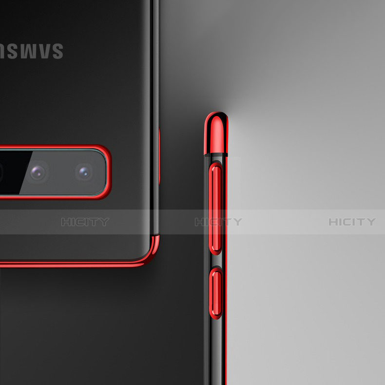 Samsung Galaxy S10 5G用極薄ソフトケース シリコンケース 耐衝撃 全面保護 クリア透明 S03 サムスン 