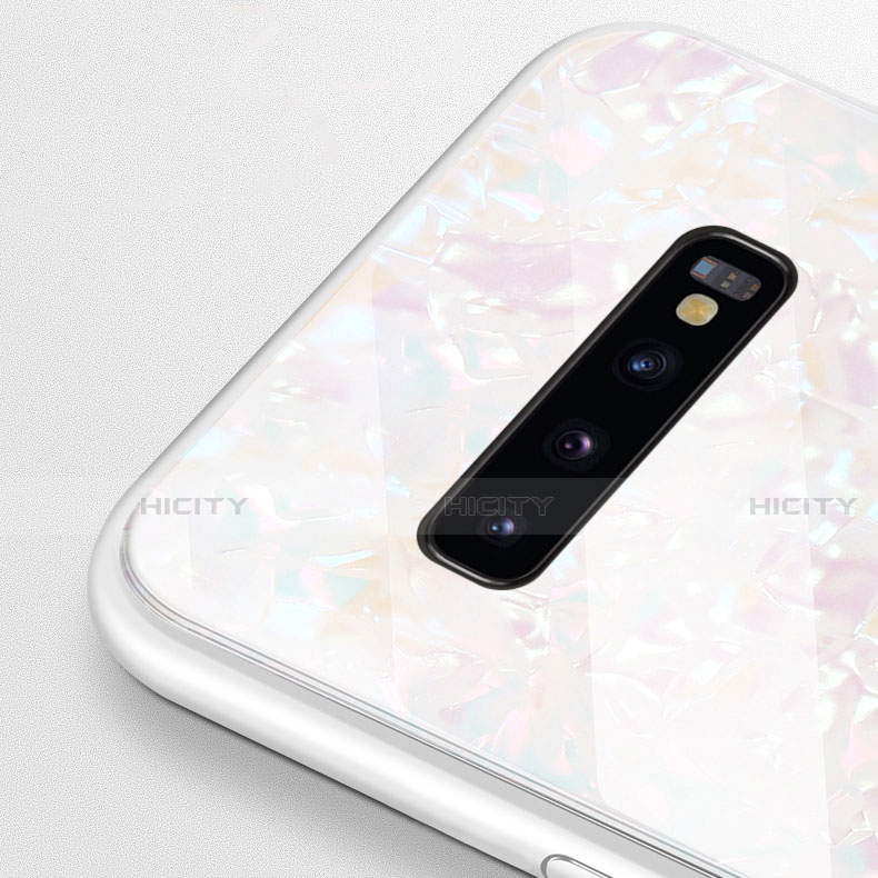 Samsung Galaxy S10 5G用ハイブリットバンパーケース プラスチック 鏡面 カバー U01 サムスン 