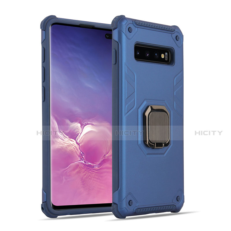 Samsung Galaxy S10 5G用ハイブリットバンパーケース プラスチック アンド指輪 マグネット式 T01 サムスン 