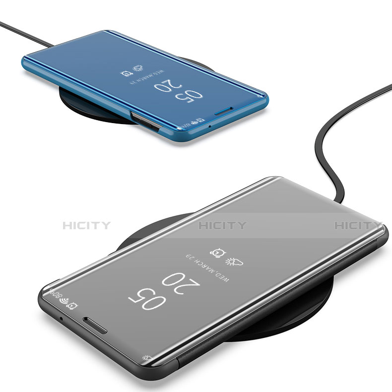 Samsung Galaxy S10 5G SM-G977B用手帳型 レザーケース スタンド カバー 鏡面 カバー サムスン 