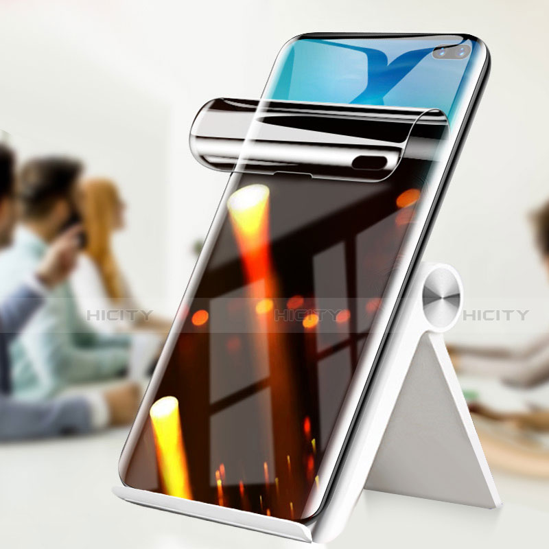 Samsung Galaxy S10 5G SM-G977B用高光沢 液晶保護フィルム フルカバレッジ画面 反スパイ サムスン クリア