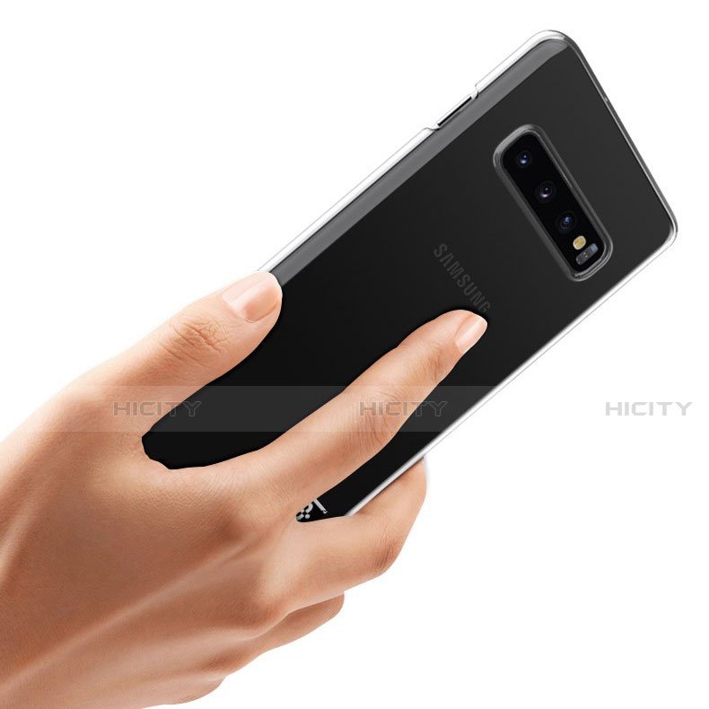 Samsung Galaxy S10用極薄ソフトケース シリコンケース 耐衝撃 全面保護 クリア透明 K01 サムスン クリア