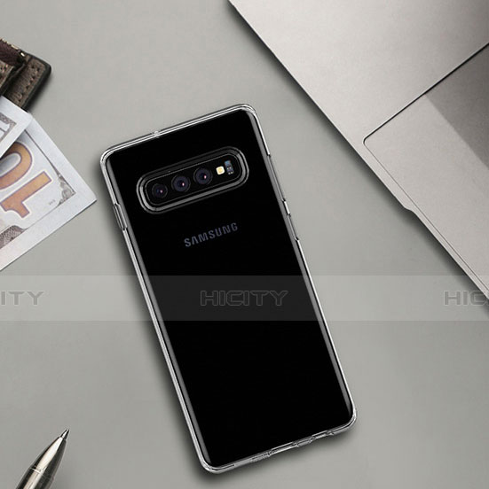 Samsung Galaxy S10用極薄ソフトケース シリコンケース 耐衝撃 全面保護 クリア透明 T09 サムスン クリア