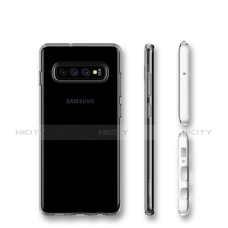 Samsung Galaxy S10用極薄ソフトケース シリコンケース 耐衝撃 全面保護 クリア透明 T09 サムスン クリア