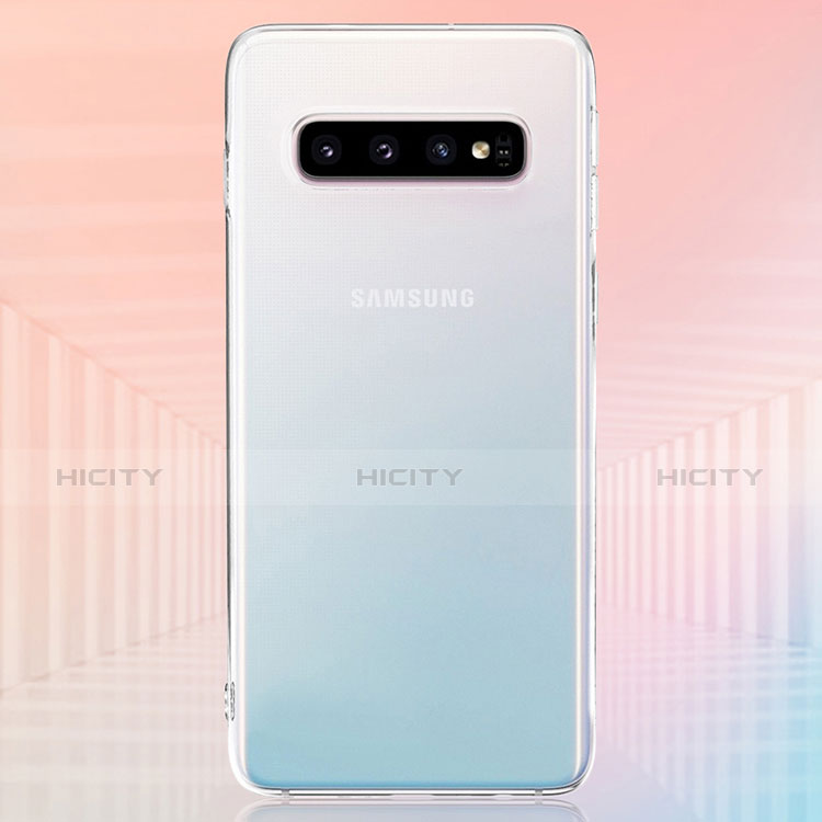 Samsung Galaxy S10用極薄ソフトケース シリコンケース 耐衝撃 全面保護 クリア透明 T10 サムスン クリア